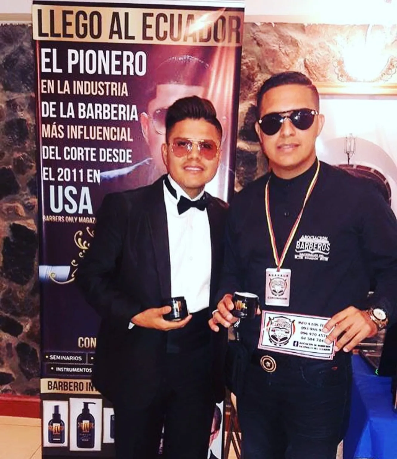 Ecuador barber industry pioneer recognition